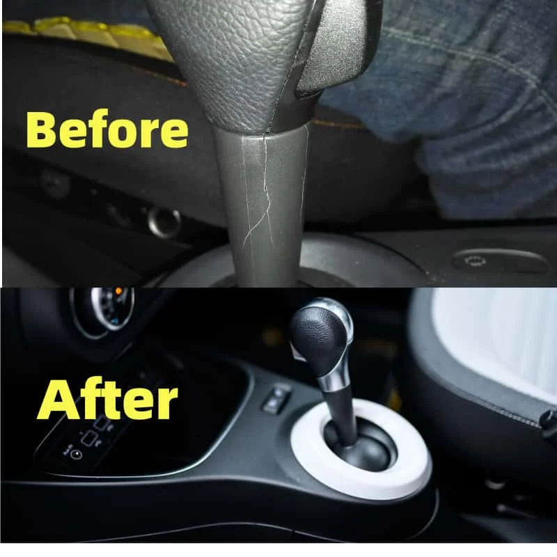 Durable ABS For 2015-2021 Smart C453 Fortwo Forfour Renault Twingo 3 III Gear Shift Knob Stick Pen Cars Accessories Replacement