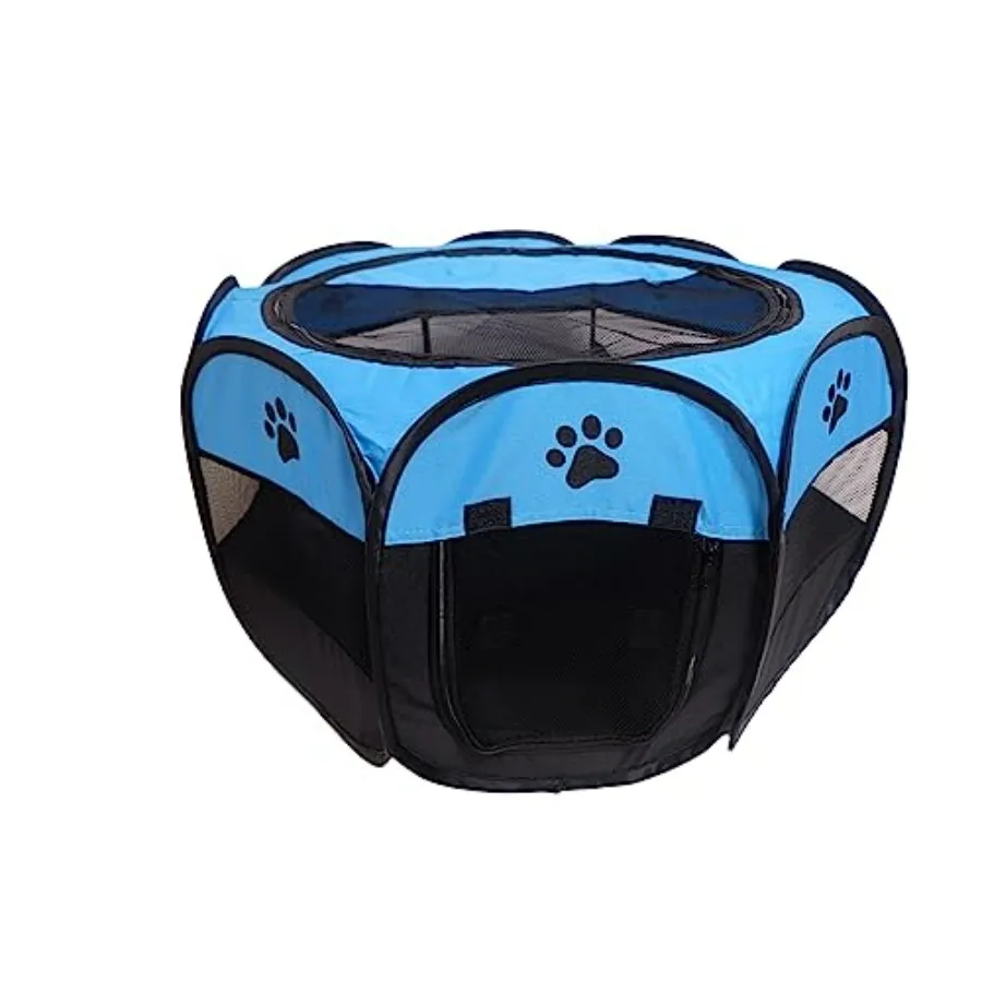 

Portable Pet Playpen, Foldable Dog Playpen for Dogs and Cats, Rabbits, Pet Exercise Pet Tents Indoor Outdoor Use S(28.7" x 28.7