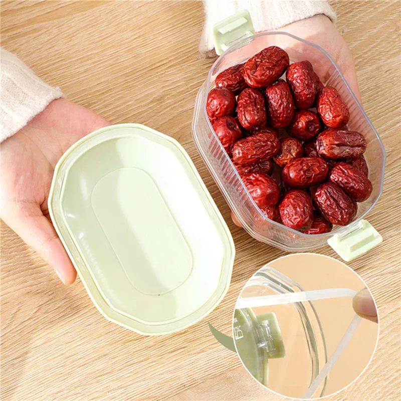 AB13-2X 3 Layer Food Storage Containers With Lid Plastic Removable Stackable Silicone Ring Leak Proof Air Tight Box