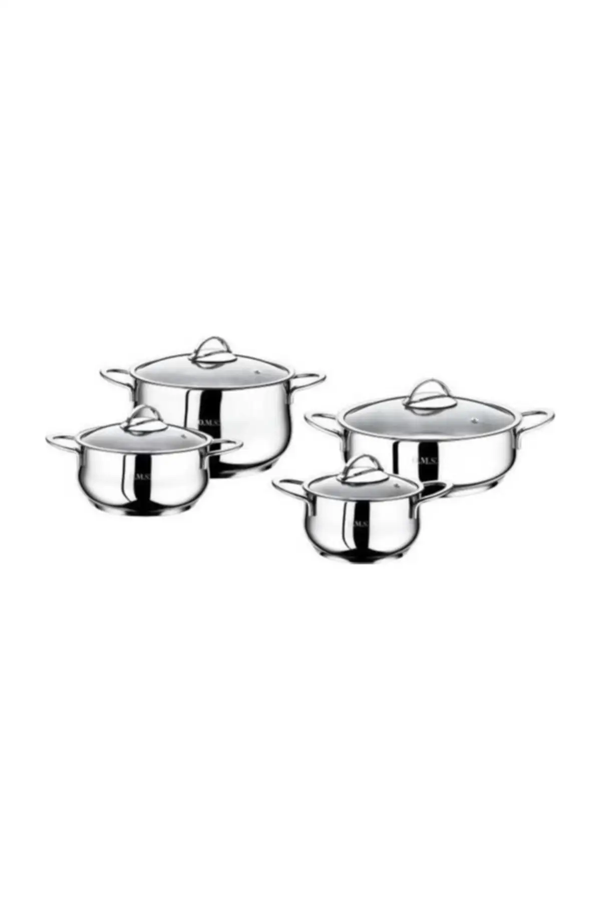 

DOLBOVI Yummy 8 piece steel Cookware Set Cookware Set