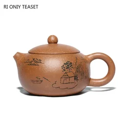 310ml Yixing Purple Clay Teapot Large Capacity Handmade Tea Pot Authentic Zisha Tea Set Kettle Chinese Tea Ceremony Gifts