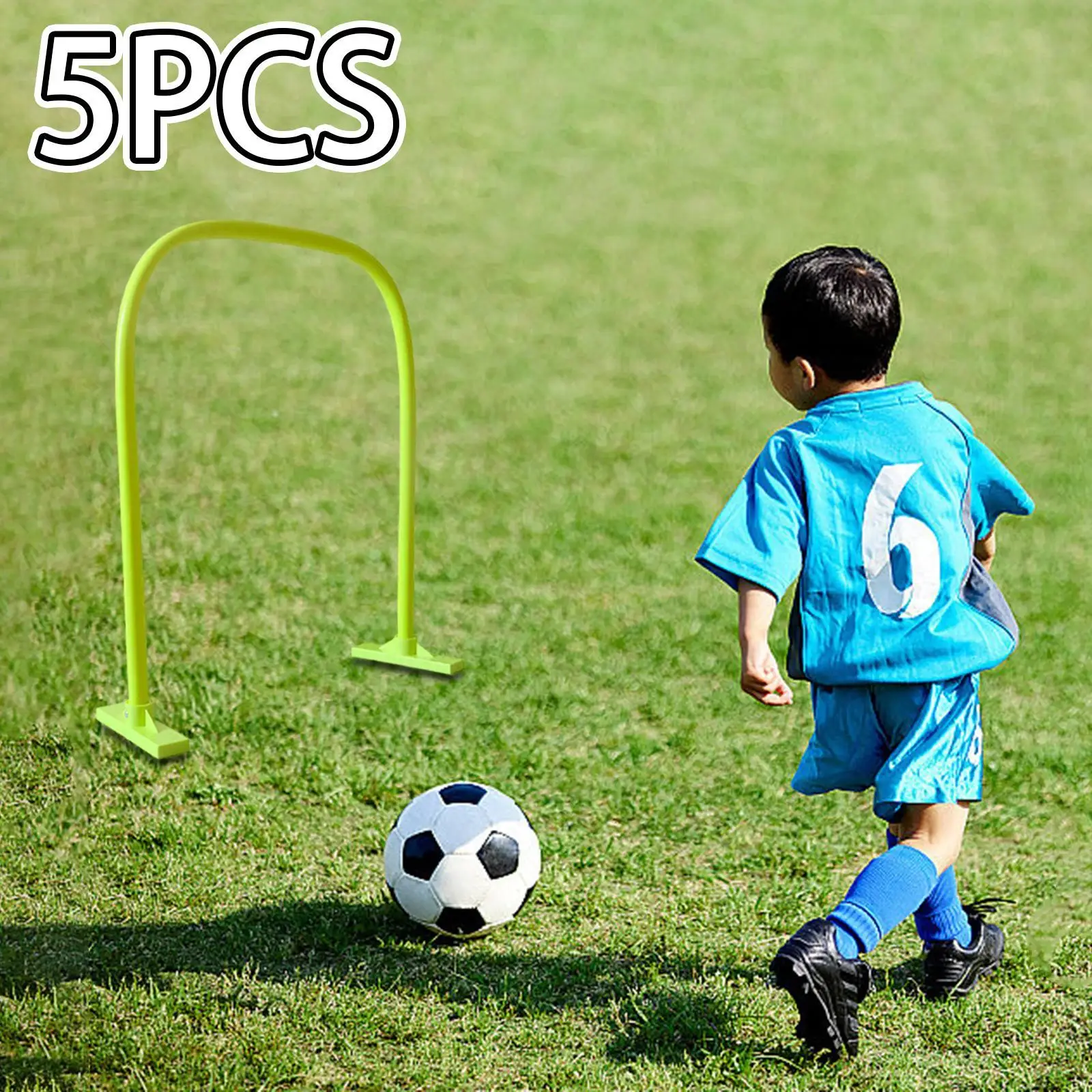 

Portable Soccer Dribbling Arches Wind Resistant Football Training Aid for All Levels Practice