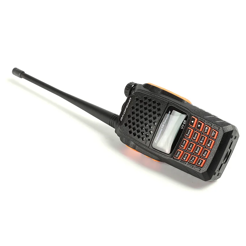 Рация Baofeng UV-6R Talkie Двухдиапазонная двухсторонняя радиосвязь высокомощный передатчик 5 Вт/1 Вт до 2022 каналов встроенная функция VOX 128