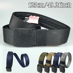 Travel Cash Anti Theft Belt Waist Bag Women Portable Hidden Money Strap Belt Wallet Waist Pack Men Secret Hiding Belt 125cm