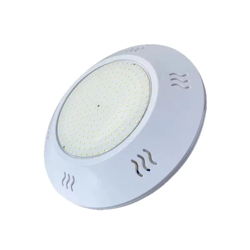 

Glue resin round swimming pool light, colorful remote control landscape underwater light, plastic LED underwater special