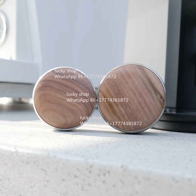 One-word Powder Dispenser Coffee Stuffer Walnut Top