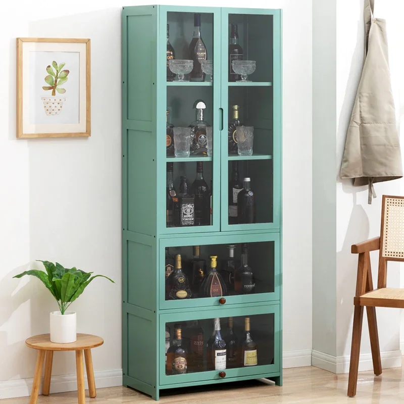 Mini Bar Szafka na Alkohol Meble na Wino Stojak na Wino Bar Zewnętrzny Budowa Szafka do Przechowywania Szafka Szklana Ekspozycja Szafki do Salonu