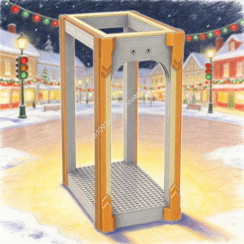 

380pcs MOC Hobbit Lord Rings Book Nook Template Model Building Christmas Gifts Blocks Architecture Creative DIY Toy Idea