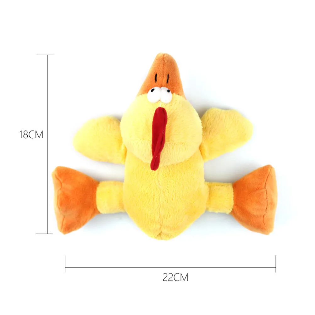 Chicken Pet Chew Sound Play Dog Puppy Bite Training Fun to Reduce Destructive Behavior and Boredom Pet Toy Dog Chew Toy