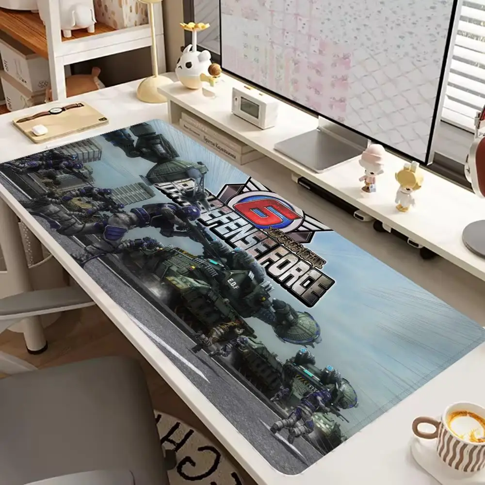 

New E_Earth D_Defense F_Force 6 Mousepad, Gaming PC XXL 900X400 Large Desk Mat, Rubber Mat, Gaming Mousepad, Gaming Keyboard Mat