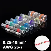 5/10/20/30PCS Heat Shrink Waterproof Solder Seal Sleeves Butt Wire Connectors Electrical Insulated Cable Splice Terminals