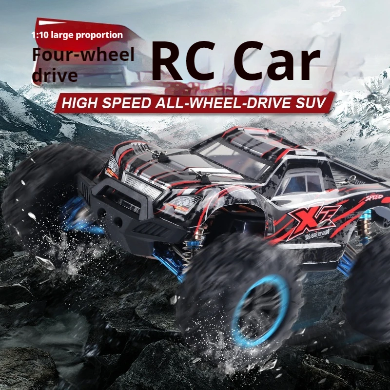 Rc Four-Wheel Drive High-Speed Off-Road Shock Absorption Waterproof 1:10 Model Car 4wd Hobbies Car Wireless Remote Control