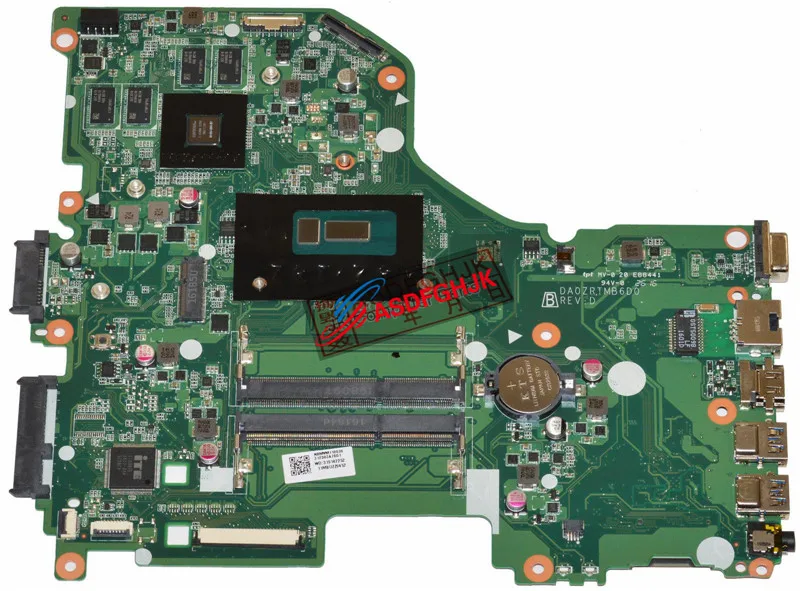 Original FOR Acer Aspire E5-573G Laptop Motherboard  NB.MVM11.003 i5-5200U 2.2Ghz CPU fully tested