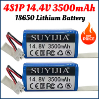 18650 4S1P 14.4V 3500mAh LithiumBattery for ILIFE A4 A4s V7 A6 V7s Plus and Other Robot Vacuum Cleaners Various Plugs Customized