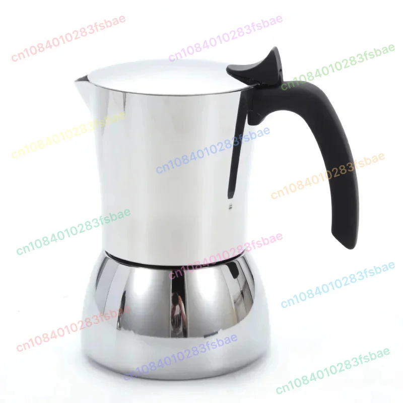 

1pcs 405-450ml Household 304 Stainless Steel Mocha Pot Italian Extraction Espresso Pot Hand Brewed Pot Small Coffee Machine