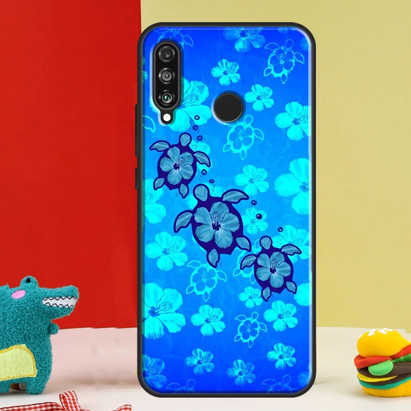 Hibiscus Retro Hawaiian Flower For Huawei P30 Pro P60 P50 P20 P40 P Smart Nova 9 5T Honor Magic 5 Lite X8 X9 a 50 70 Case