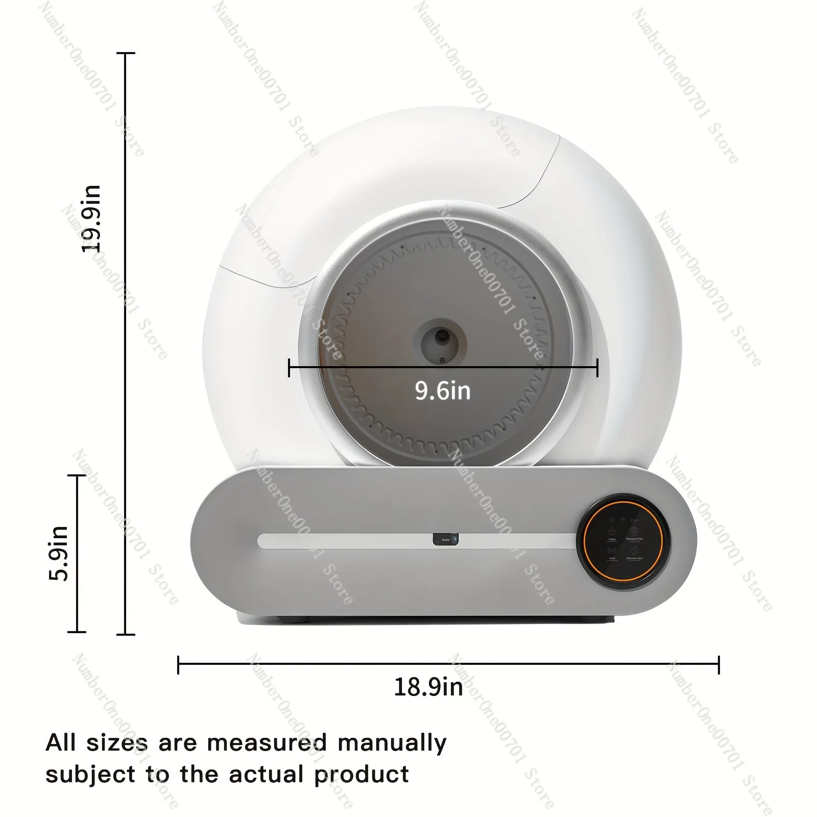 Large Capacity 65L 9L Automatic Cleaning Robot Cat Litter