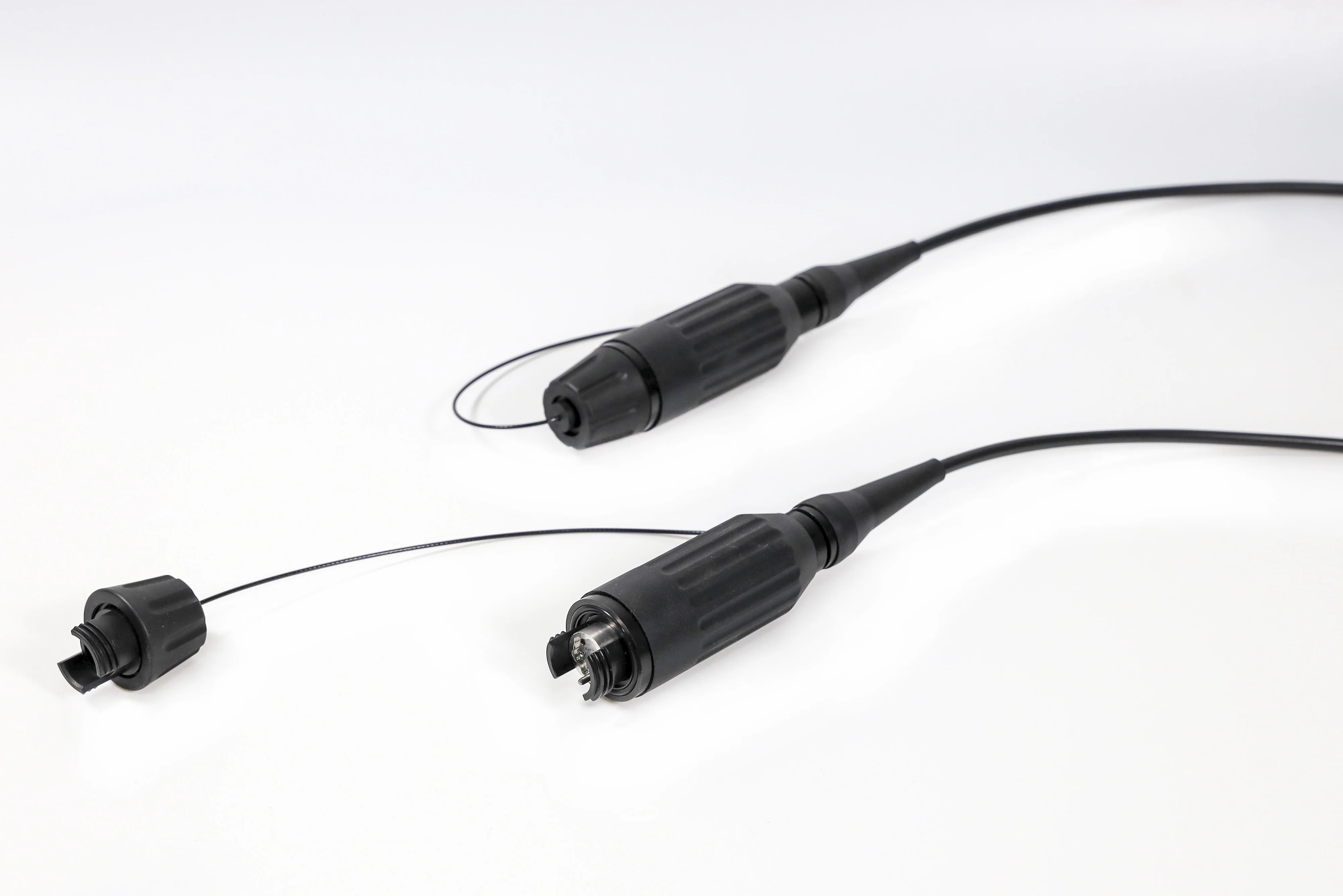 MIL-DTL-83526 Expanded beam Fiber Connector Hybrid  Connector  2/4/6/8/10 cores  Optical 2Ch / AWG16 2Ch / AWG20 2Ch
