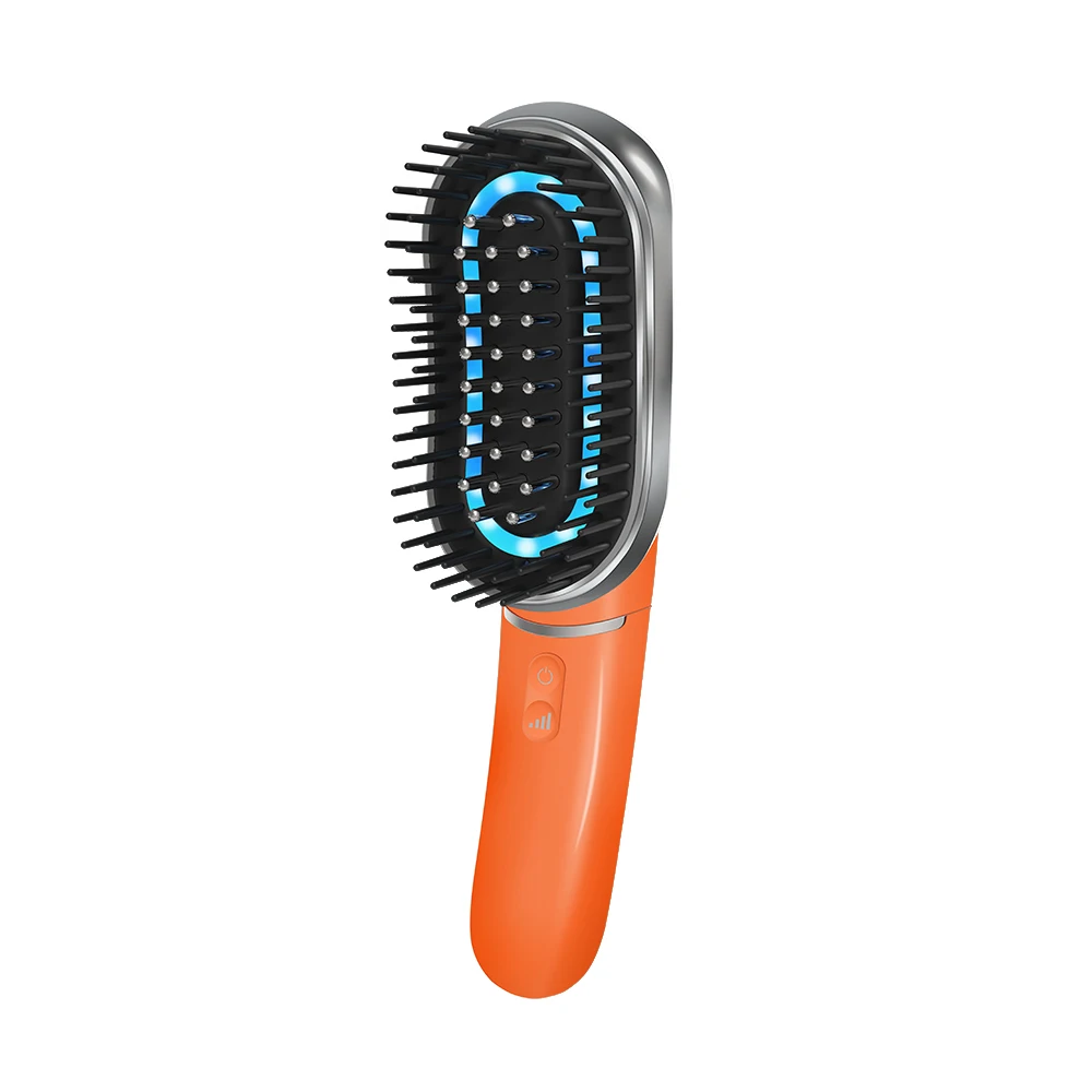 Best Selling 2025 Electric Hair Scalp Massager Microcurrent Anti Hair Loss Infrared Comb Handheld Laser Brush USB Eco-friendly