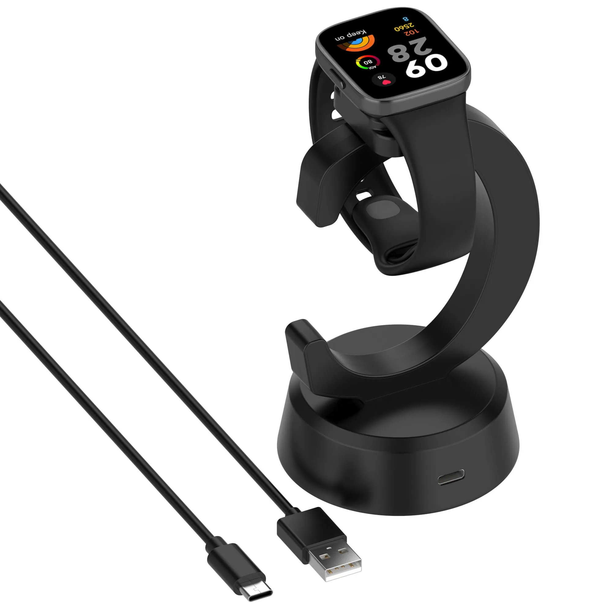 USB-Ladegerät Dock für Redmi Uhr 3/Uhr 2 Ladekabel für Xiaomi Band 7 Pro/Horloge/ Mi Poco Uhr Ladegerät Zubehör