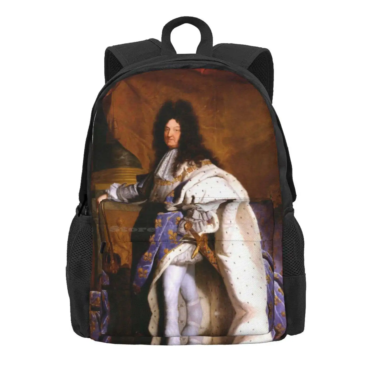 Hyacinthe Rigaud Louis 14 Louis Xiv King Sun Hot Sale Schoolbag Backpack Fashion Bags Hyacinth Rigaud Louis 14 Xiv King Sun La