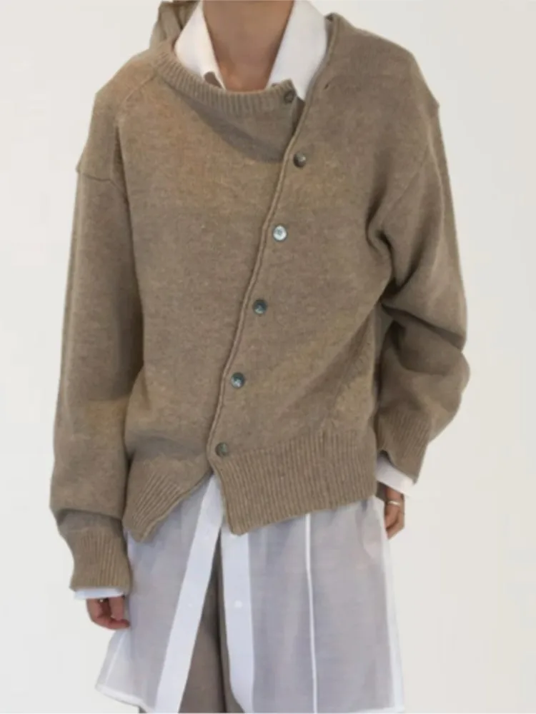 Fashion Solid Strickjacke Dame Casual Langarm O Neck Button Stricken Pullover Tops Für Frauen Urlaub Winter frauen Kleidung neue