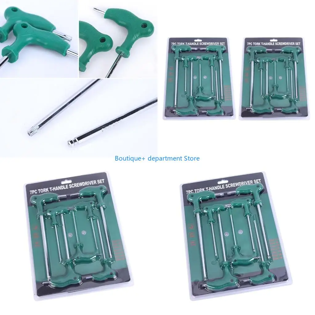E1PD Professional  Screwdriver Set Construction Comfort Handle 7 Piece