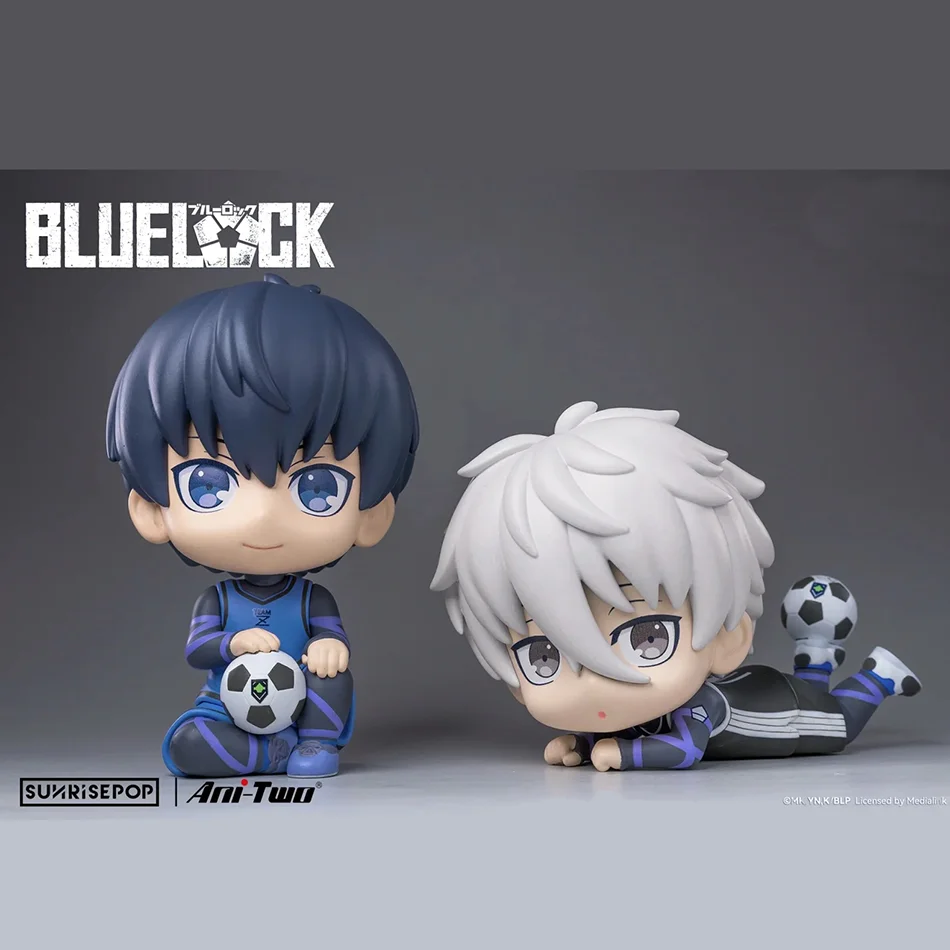 9cm Blue Lock Anime Figur Q-Version Nagi Seishirou Actionfigur Kawaii Isagi Yoichi Figurine PVC Sammlermodell Puppe Spielzeug
