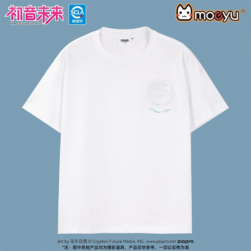 

Original Moeyu Hatsune Miku Cosplay t-Shirt Women T-Shirt for Men Summer Top Tee Vocaloid T Shirt Casual Costume Anime Clothing