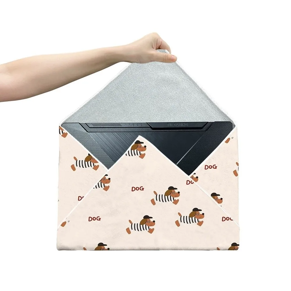 Self-Adhesive Camera Wrap Cloth Reusable Portable Magic Protective Pouch Flexible Cute Printed Inner Sleeve Pouch For Tablet