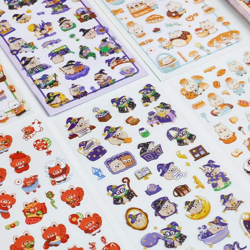 confezione-lotto-kawaii-rabbit-owl-bear-stickers-animale-carino-raschiatura-prenotazione-cartoleria-decorativa-diario-diy-adesivo-etichetta-etichetta-album-bastone