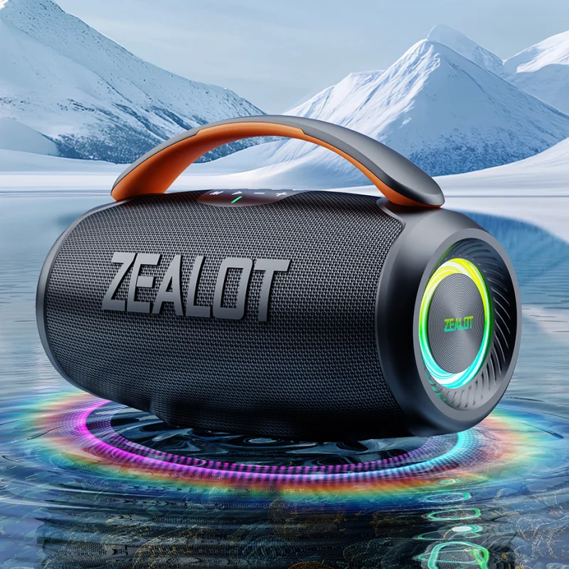 

Zealot P11 High Power Blue Tooth Speaker Caixa De Som Passiva Rgb Colorful Light Wireless Subwoofer 360 Stereo Surround Boombox
