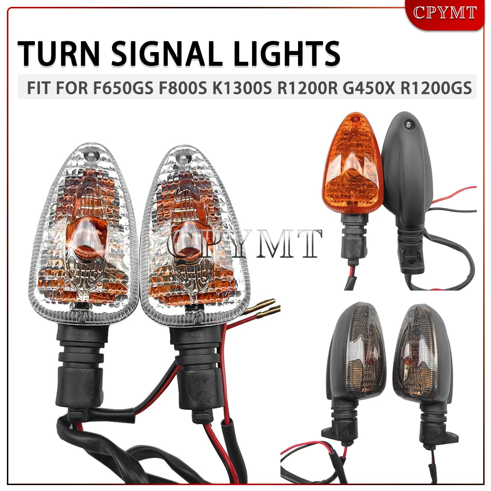 

Motorcycle Turn Signal Light Fit for F650GS F800S K1300S R1200R G450X R1200GS K1200R F800ST MotorBike Indicator Lamp