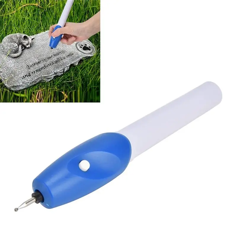 Portable Plastic Engraving Pen Reliable, Electric Carving Pen For Blessing Tags For Pet Tags Behangroller-[LUCK 9]