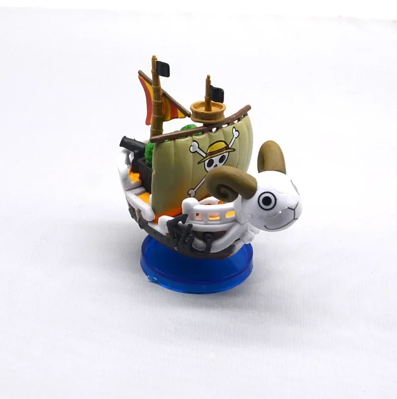 2025 Anime Pirates Boat Going Merry Thousand Sunny Grand Pirate Ship Car Decoration Cartoon Action Figure Collectible Toy