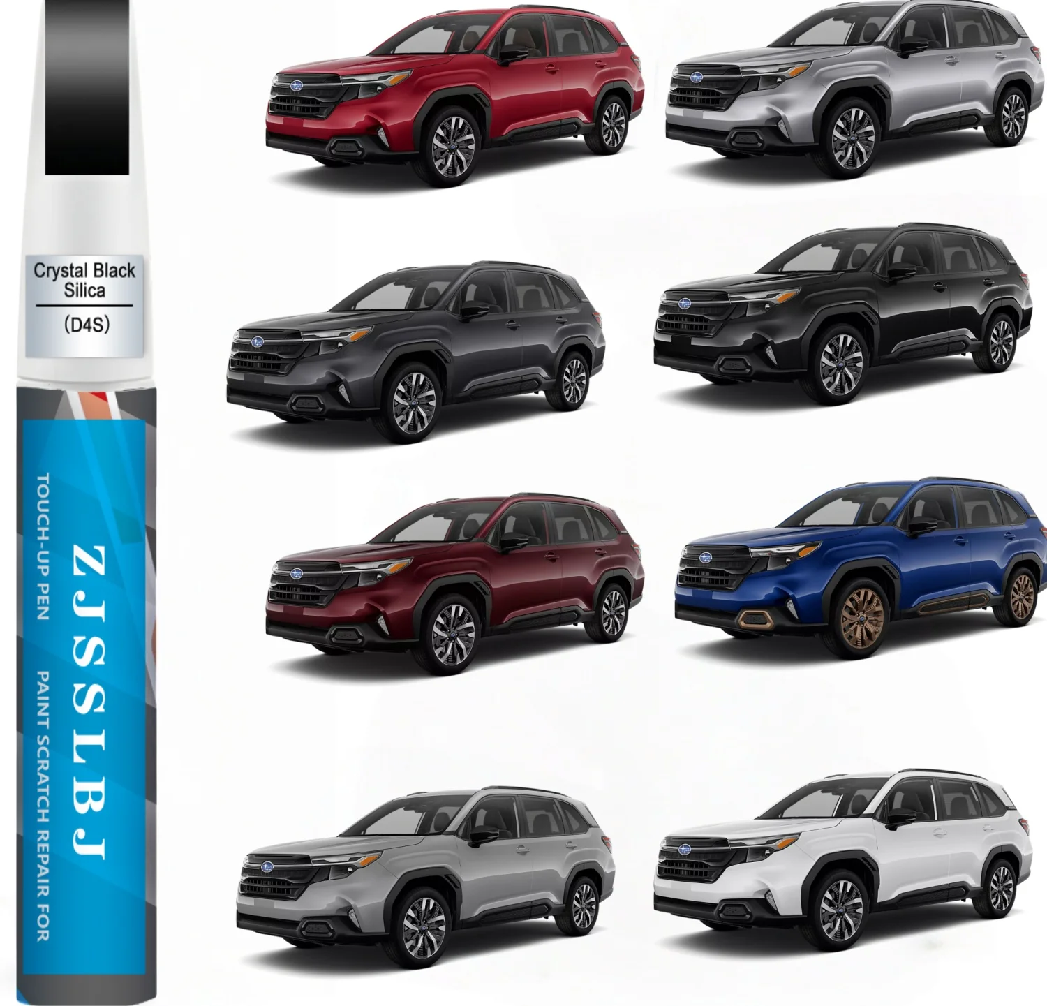 

Car Touch Up Paint for SUBARU, Car Paint Scratch Repair Kit, Quick & Easy Solution to Repair, 2 in 1 Scratch Remover Pen with Co