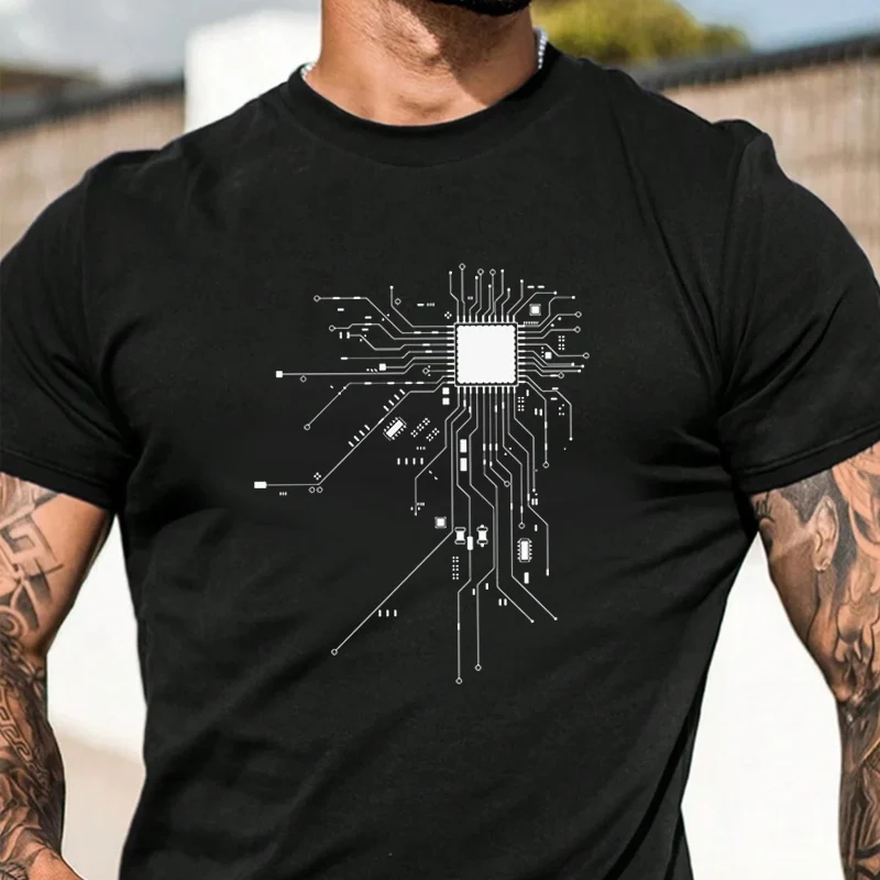 

Мужская футболка с графическим принтом, модная повседневная футболка в уличном стиле для путешествий и занятий спортом