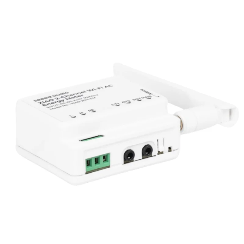 XIAO 2-Channel Wi-Fi AC Energy Meter Bundle Kit with Non-invasive AC Current Transformer 100A-50mA