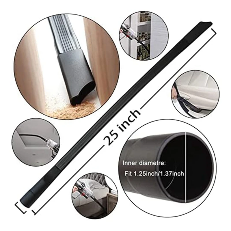 ชุดประกอบเครื่องดูดฝุ่นอเนกประสงค์11ชิ้นอะแดปเตอร์ท่อสูญญากาศ1-1/4นิ้วอุปกรณ์เปลี่ยนเครื่องดูดฝุ่นพลาสติกแบบเปียกแห้ง