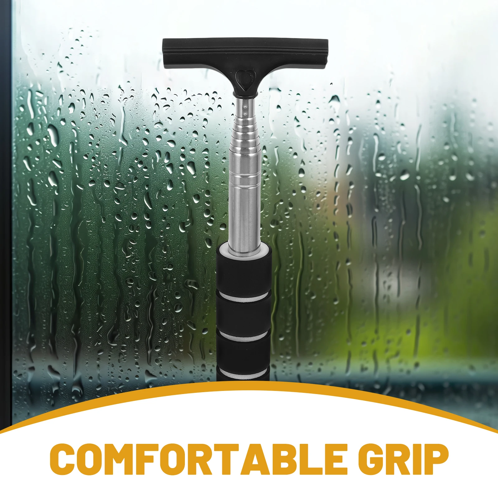 

Car Squeegee Car Glass Cleaner Retractable Mirror Wiper for Side Rear View Cleaning Glass Scrubber Windshield Tool