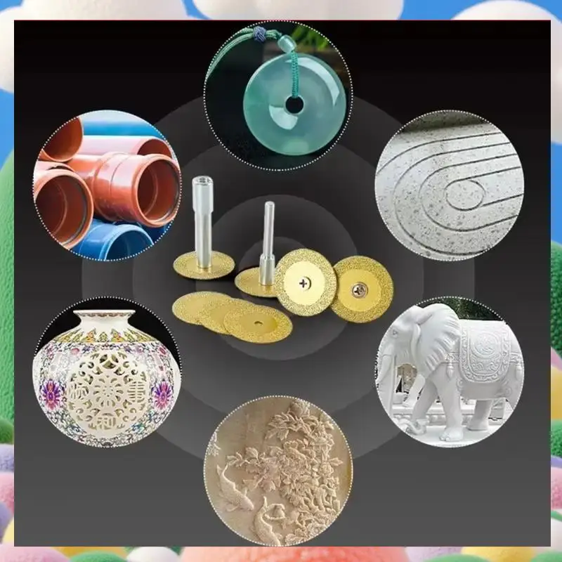 Herramienta de 40Mm, Mini disco de corte para accesorios rotativos, muela de diamante, hoja de sierra Circular rotativa, diamante abrasivo-AS97