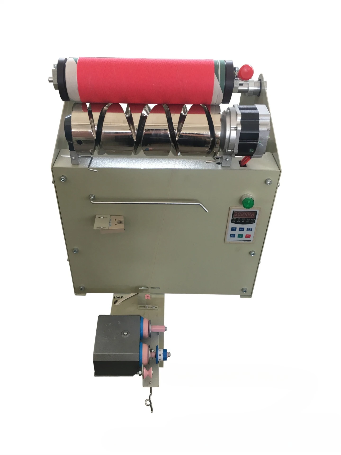 

10-Inch large roll single spindle reversing machine, reversing carpet line, reversing tail yarn, lawn line, high-strength line