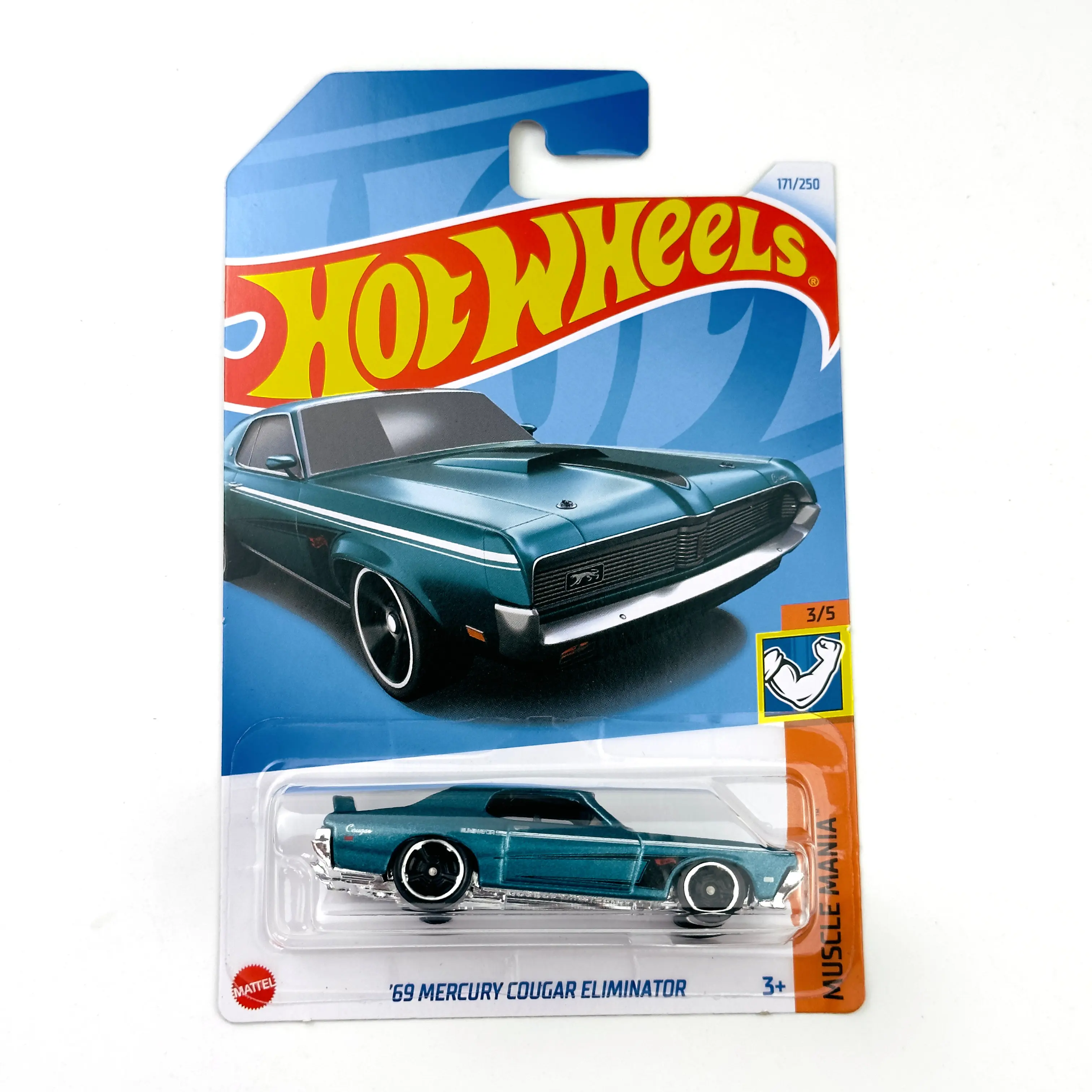 2024-171 Hot Wheels Cars 69 MERCURY COUGAR ELIMINATOR 1/64 Metal Diecast Model Collection Toy Vehicles