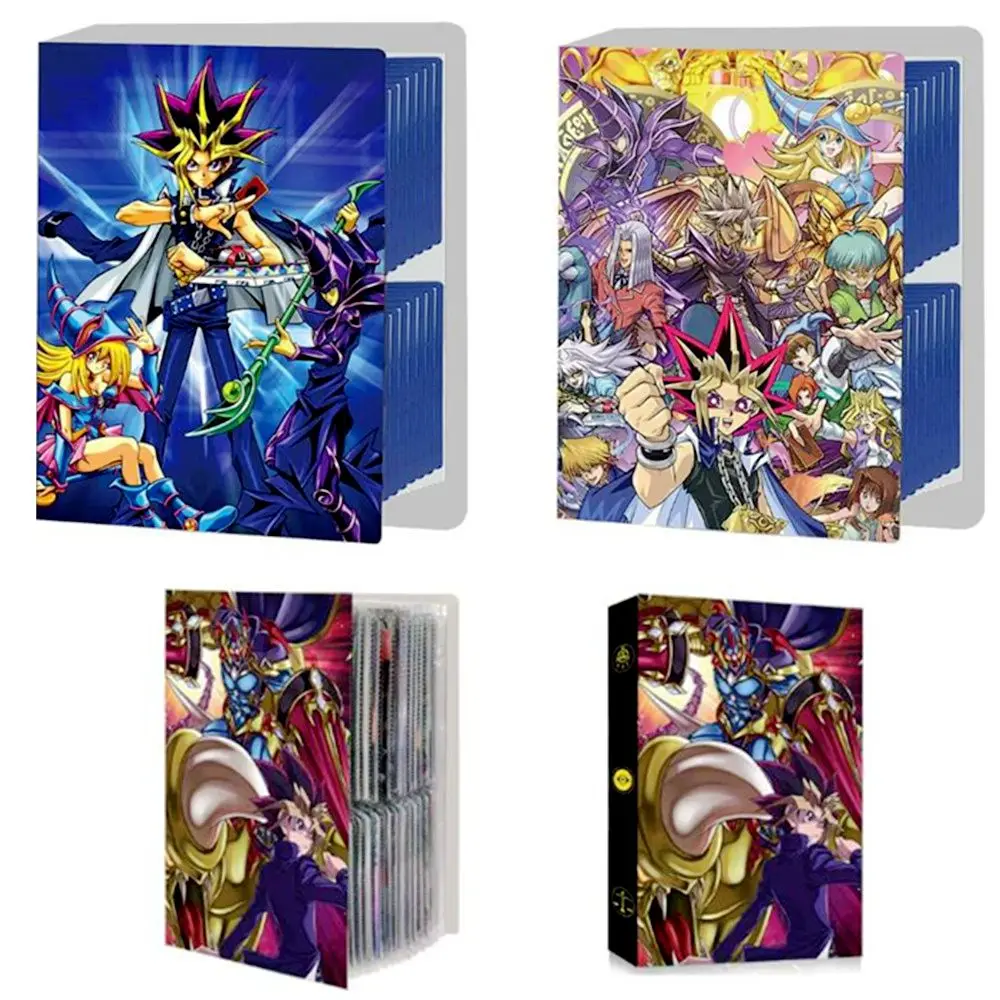 1 Carpeta de Colección de Tarjetas de Anime, Libro de Colección de Tarjetas Yugioh, Figuras de Acción de Yugi Muto, Diseño de Cubierta de PVC, Colección de Tarjetas, Regalo para Niños, Juguete