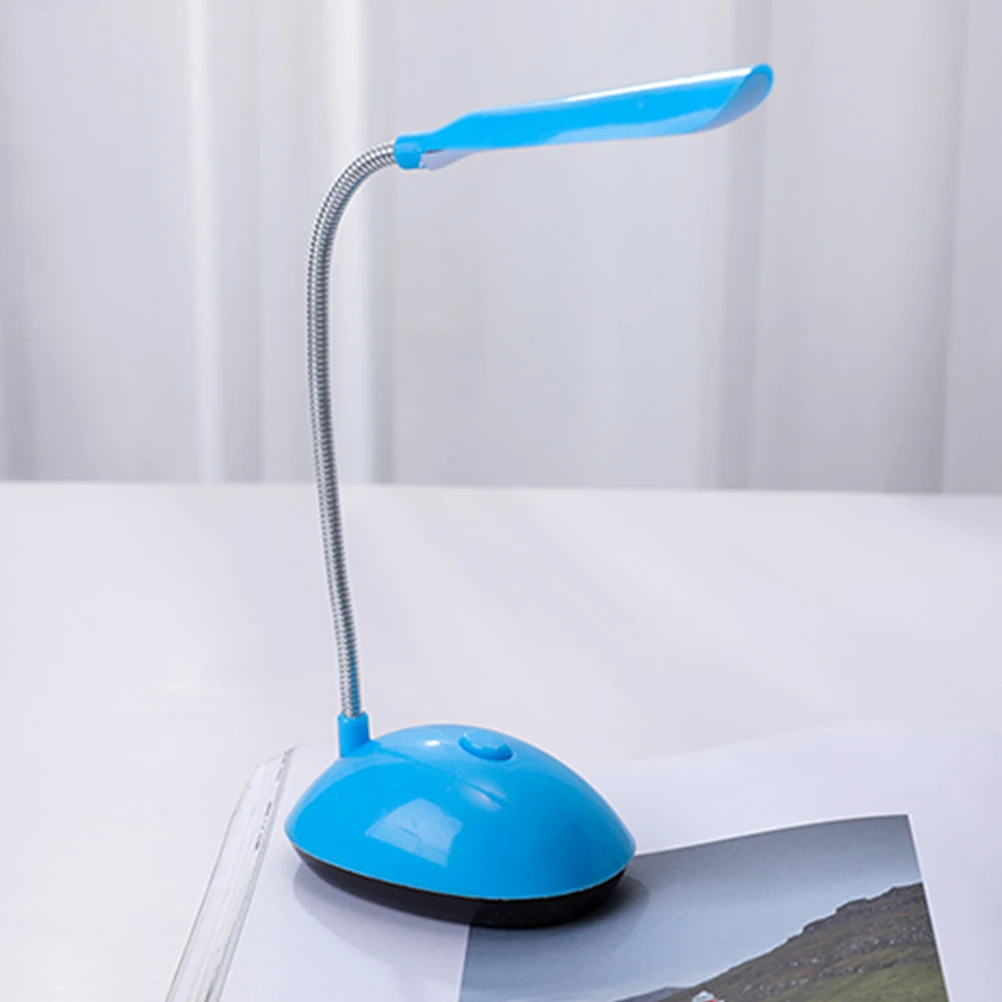 

Desk LED Light Folding Night Lamp Cordless Table Rechargeable Lamps Blue Plastic Nightlight