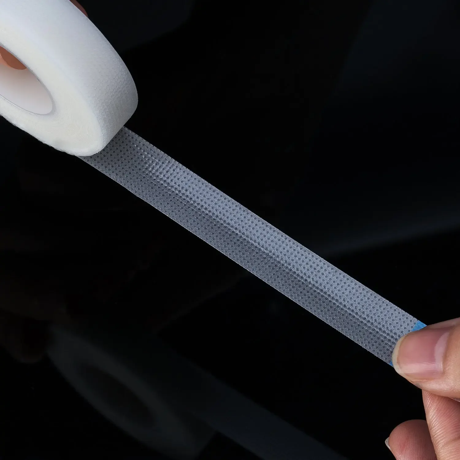 Cinta adhesiva médica, cinta sensible a la presión, película de PE, se puede rasgar fijado a mano, cinta adhesiva de doble párpado transparente impermeable