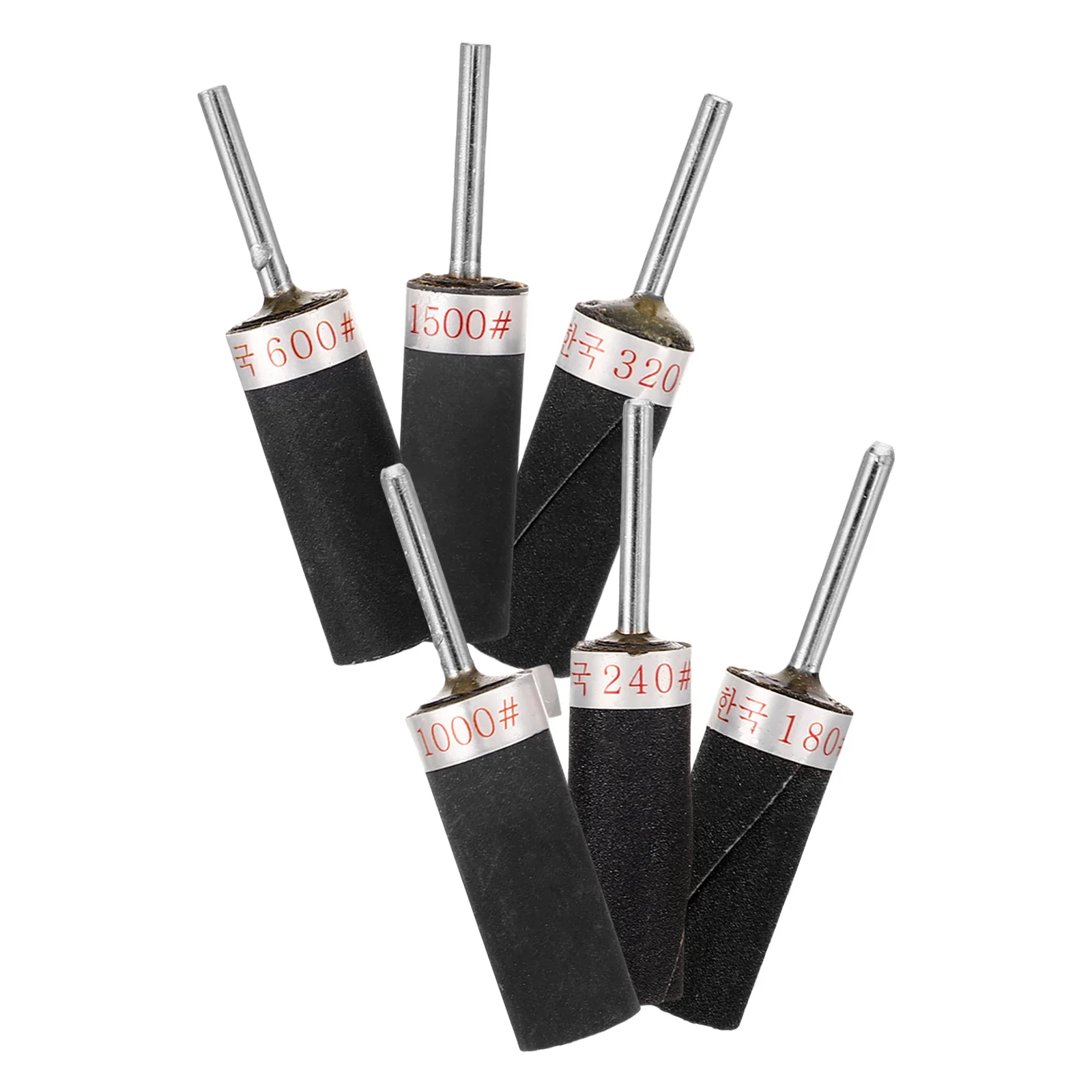 

6 Pcs Cylinder Cylindrical Sandpaper Stick Sander 500X100X100CM Water Iron Sanding Drum