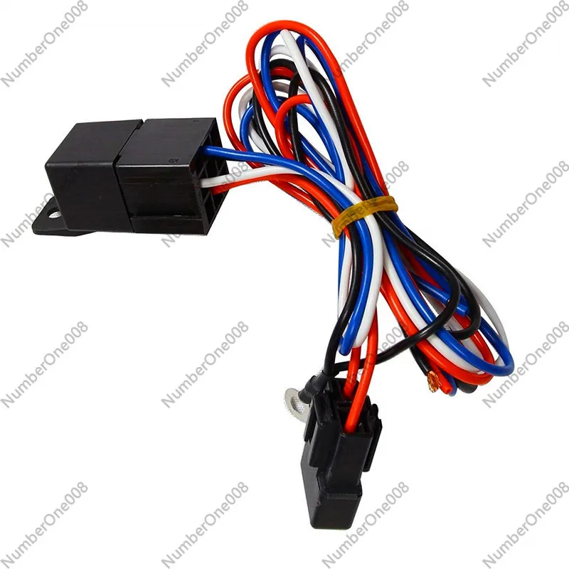 40A 12V 175-185°F Electric Cooling Fan Thermostat Switch Relay Kit for Car Radiator