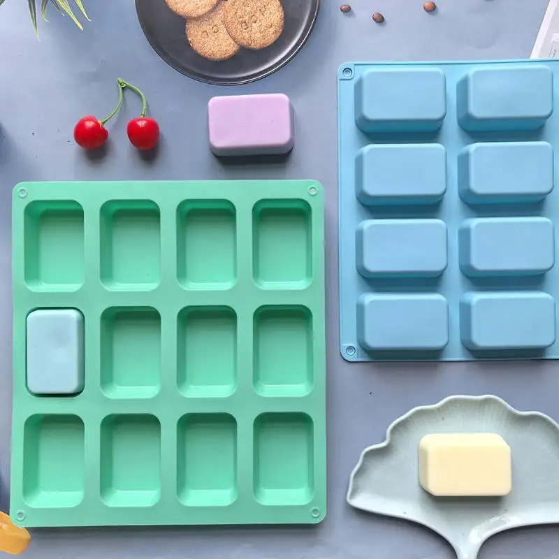 ~Silicone Mini Loaf Pan Bread Baking Silicone Mold For Brownie Cheesecake Chocolate Bar Kitchen Bakeware Meatloaf Ice Cube Tray