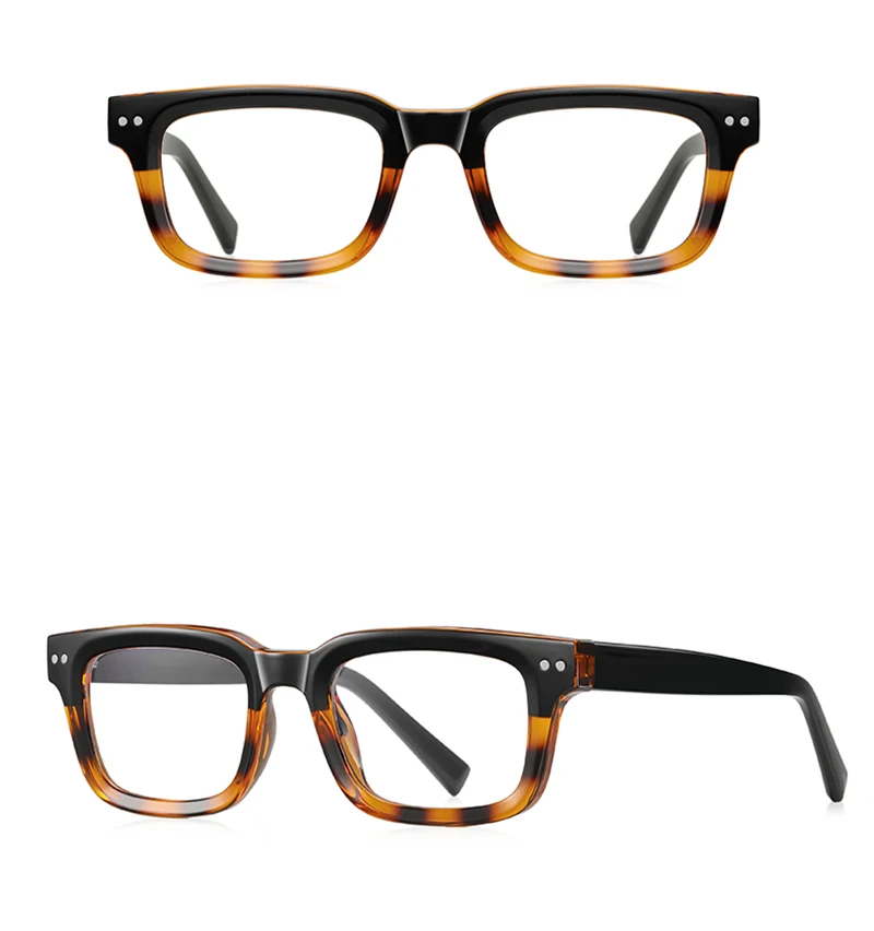 Kachawoo Blaulichtbrille, optisch, für Männer und Frauen, olivgrün, quadratisch, dicker Brillenrahmen, TR90-Acetat, hochwertiger europäischer Stil – Detail 13